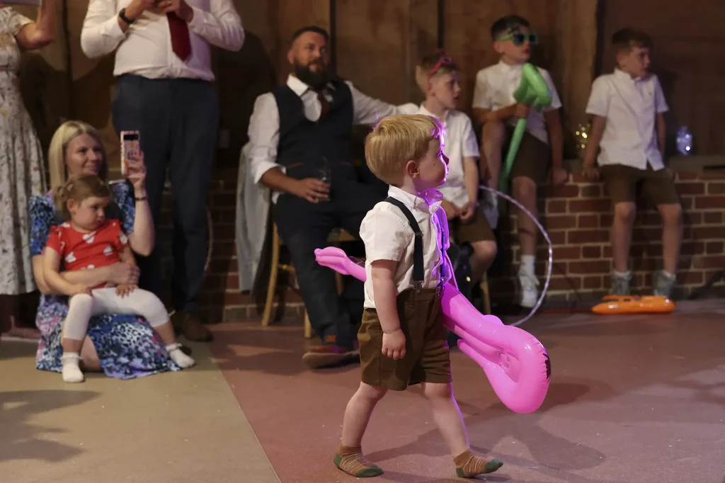 Wedding reception photography live music