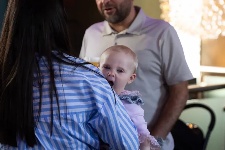 candid moment at the party