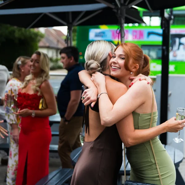 wedding reception guests in Leigh-on-Sea