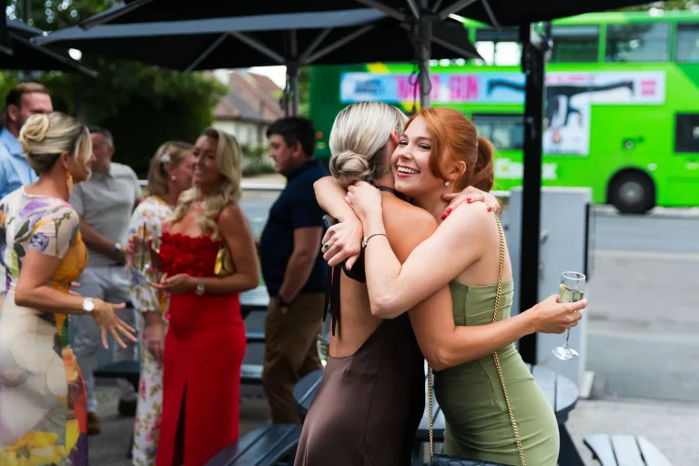 wedding reception guests in Leigh-on-Sea