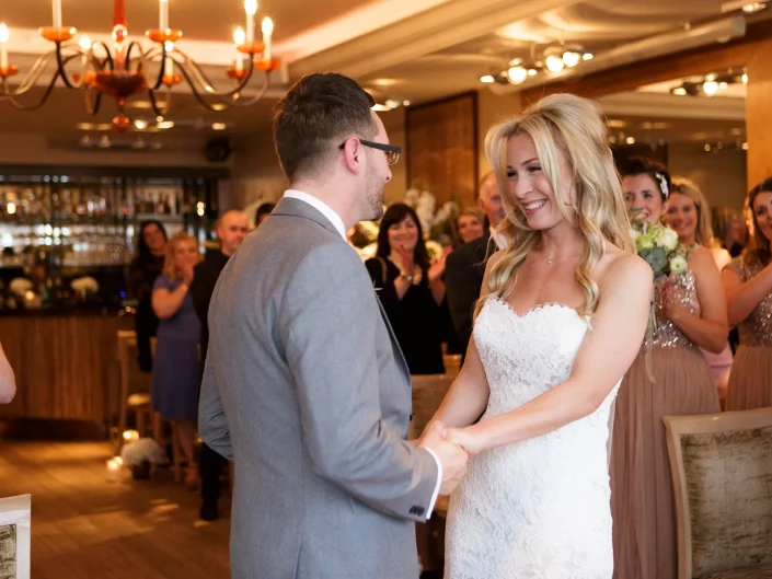 Wedding venue couple getting married Essex