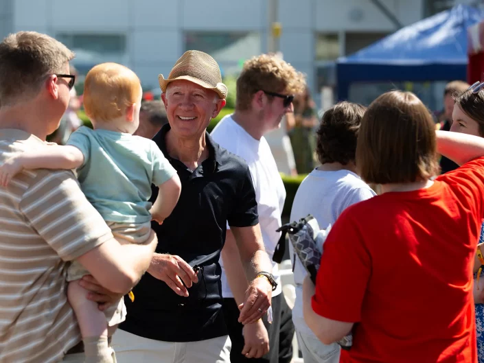 corporate family meet and greet