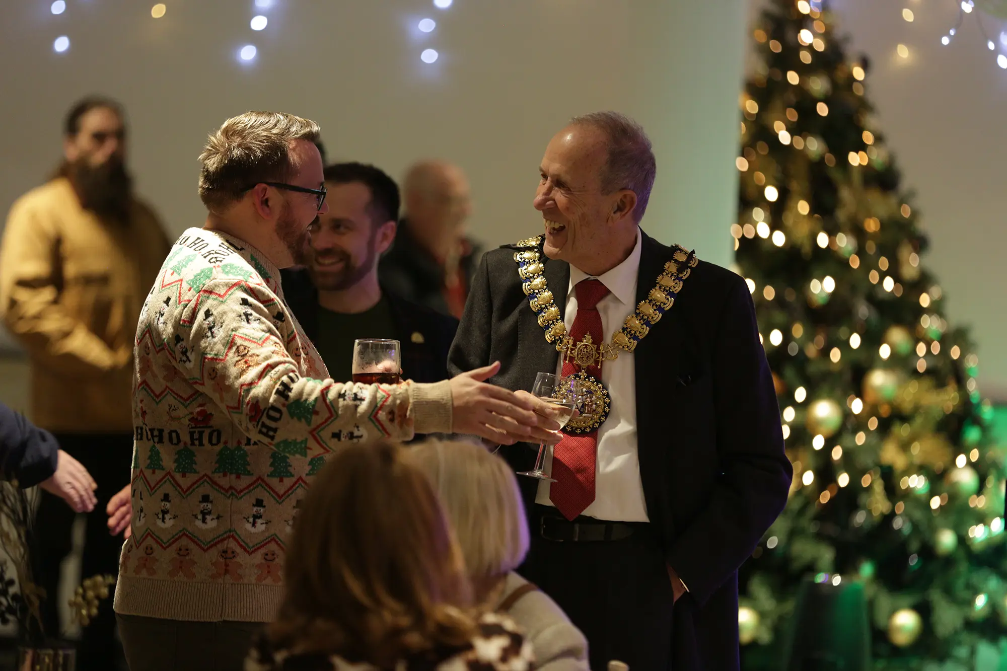 Southend Mayor greets guests