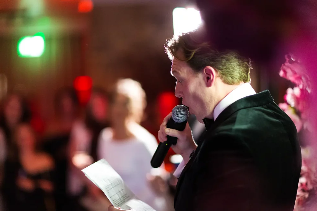 best man speech close up roslin hotel thorpe bay