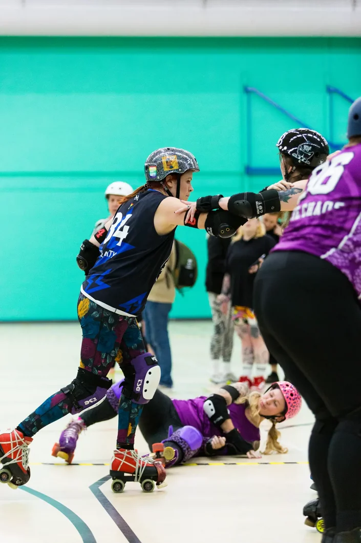 chelmsford roller derby tackle sports photographer