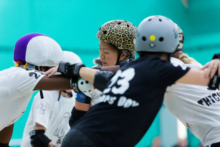 roller derby contact action sports event photographer