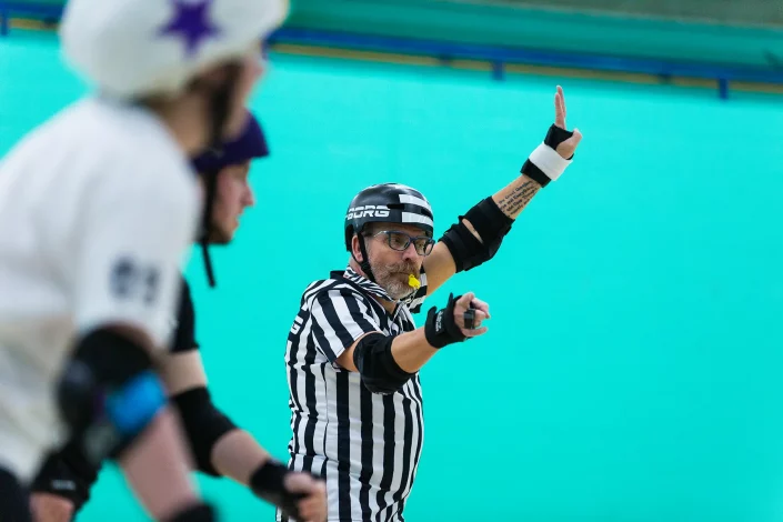 roller derby referee signal chelmsford essex