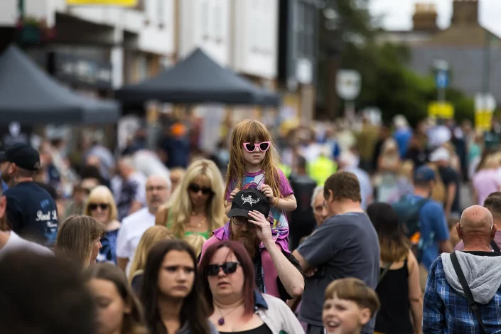 Event crowds in Rayleigh Highstreet