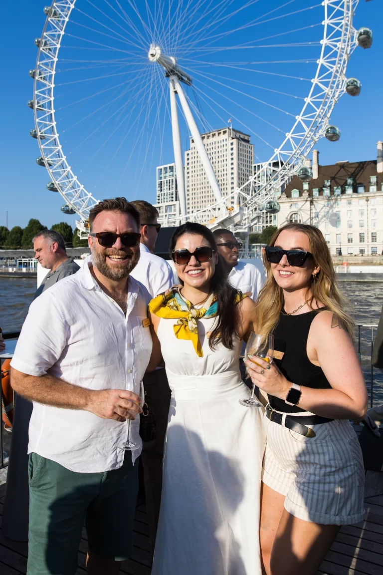 Corporate Boat Party photography on the Thames